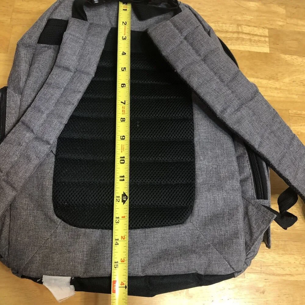 Eddie Bauer Backpack Diaper Bag‎ Gray Baby First Adventure READ Desc